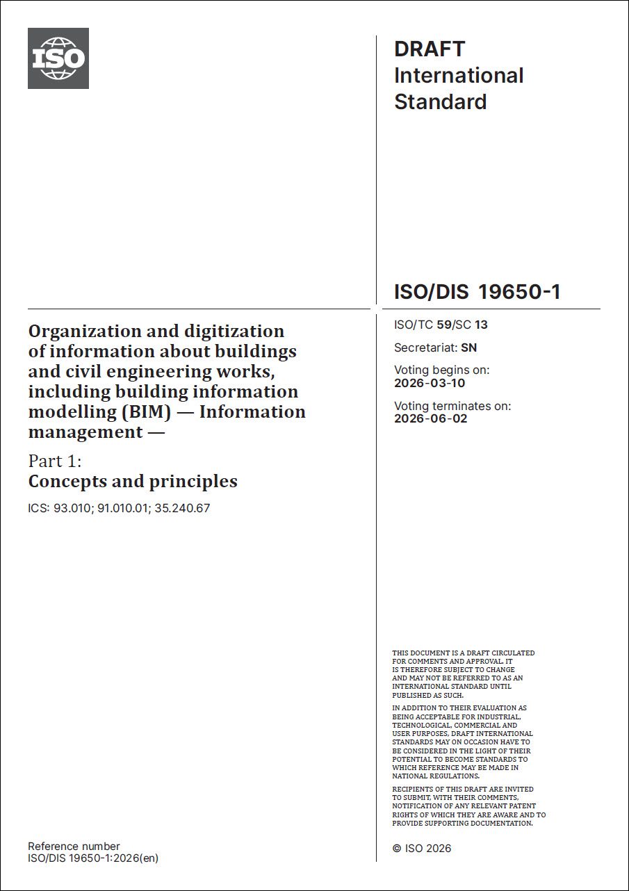 ISO 19650-1：2018の大幅改定案について