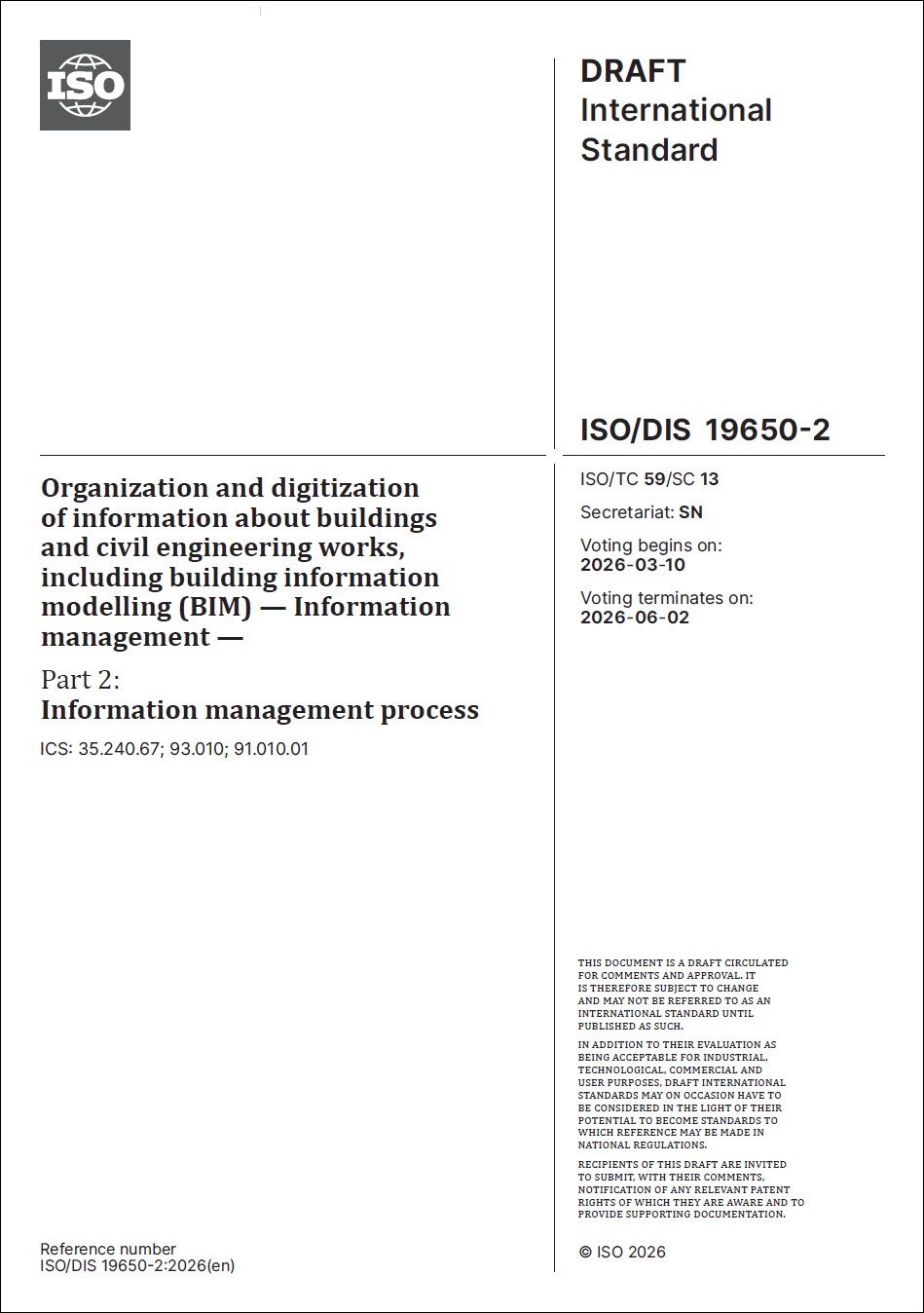 ISO 19650-2：2018の大幅改定案について